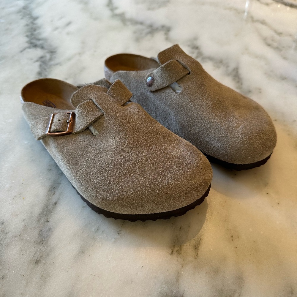 Birkenstock Boston SFB TAUPE SUEDE